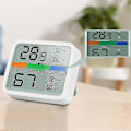 Miniatyrbilde 3 av 4: Innendørs Termometer, Digital Temperatur- og Fuktighetsmåler med Min- og Maks-rekordindikator