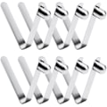 Miniatyrbillede 1 af 4: 8 stk. fjederclips, 8 mm kajakfjederclips, trykknap fjederclips i rustfrit stål til campingpadle teltstang