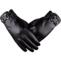 Miniatyrbild 1 av 5: Crday Winter Gloves Pekskärmshandskar för män, simulerade tvättade läderhandskar, höstpresent
