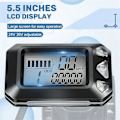 Miniatyrbillede 5 af 5: 24V 36V Justerbar Elektrisk Scooter Instrument Display Skærm Kontakt Accelerator kompatibel med 5,5 Tommer Scooter Dele (6 Ben)-B15