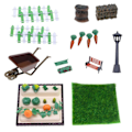 Miniatyrbilde 3 av 4: Mikro Grønnsakscene Modell Håndverk Grønnsaksfigurer for Barn Gutter Jenter