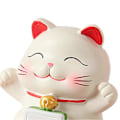 Miniatyrbillede 2 af 4: Lucky Cat Smartphone Stand Sød Håndfri Funktionel til Bilinstrumentbræt Hjemmekontor Skrivebord Tiltræk Rigdom