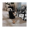 Miniatyrbillede 2 af 5: Dansende Skulptur Abstrakt Resin Statue Kunsthåndværk Moderne Graciøse Dansebevægelser Samlerobjekt Figur