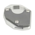 Miniatyrbilde 2 av 5: Motorsykkel Sidestøtte Forlengelsesplate Aluminium Legering Grå Rustsikker Erstatning kompatibel med Trident 660 2021+