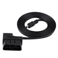 180cm Bil OBDII OBD2 EOBD 16-pin Diagnostisk Förlängningsadapter till Mini USB-kabel