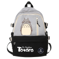 Miniatyrbild 1 av 5: Ghibli Totoro Pojkar Flickor Skolböcker Väskor för tonårsflickor Kawaii College Student Bokväska Ryggsäck Kvinnor Laptop Ryggsäck style 14