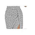 Miniatyrbillede 3 af 3: Dame Off Shoulder Kjole, Slids Lang Formel Kjole