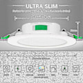 Miniatyrbild 2 av 7: 6 st 7w Vit LED Downlight Infällda Taklampor Smal Spot Light