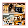 Miniatyrbild 3 av 5: 20-pack 4x3 tum Mini Tavelskyltar för Krita - Mat - Fest - Buffé - Bordsskyltar
