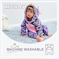 Miniatyrbild 4 av 5: Unisex baby Vinter Höst Flanell Huva Romper Cosplay Jumpsuit Hög kvalitet Owl 2 5 Months