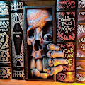 Miniatyrbillede 3 af 5: Halloween Figurer Tilføjer Festlig Atmosfære Levende Udtryk Horror Form Figurer Model Kreativt Bordpynt Simulation Monstre Skelet Bookno