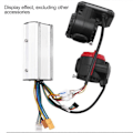 Miniatyrbilde 2 av 5: 24V 36V Justerbar Elektrisk Scooter Instrument Display Skjerm Bryter Gasspedal kompatibel med 5,5 Tommer Sco