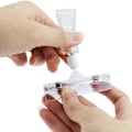 Miniatyrbillede 2 af 5: 25 stk. Plastik Vareskilte Klips Drejelig Clip-on Holder Display Klips Holder Stand Prisvisning