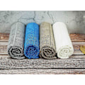 Miniatyrbillede 5 af 5: Sæt med 8 Mikrofiber Viskestykker Super Absorberende Ekstra Store Tykke Køkkenhåndklæder Stribede 70cm X 50cm