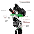 Miniatyrbillede 1 af 5: Plade 250mm Ækvatorialt Teleskop Svalehalefatning Én Adapter To Korte Plader Astronomisk Teleskop A