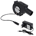 Miniatyrbillede 1 af 5: BBQ Luftblæser 12V Strømventilator Justerbar Hastighedsregulator BBQ Ventilator EU Stik