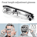 Miniatyrbild 4 av 5: Justerbara Glasögon Dial Vision Variabelt Fokus Glasögon Avstånd Läsning (2st) Happy H