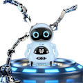 Miniatyrbillede 5 af 5: Lomme RC Robot Talende Interaktiv Stemmegenkendelse Optagelse Sang Dans Fjernbetjening RC Robo