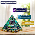 Miniatyrbilde 3 av 5: Pyramide for positiv energi 2.32.3in Orgonittkrystaller Beskyttelseskrystaller Energi Generator for stressreduksjon Healing Meditasjon Tiltrekk rikdom Lykke