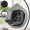 Miniatyrbilde 2 av 5: Hengende Egg Swing Hammock Stol Sete Tykk Pute Puteputer for Hage Innendørs (inkluderer kun setepute)