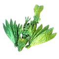 Miniatyrbild 1 av 5: Dynamisk 3D-printad drake kristalldrake för vuxna 3D-printad ledad drake, Lasergul