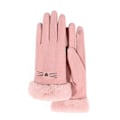Miniatyrbild 1 av 5: Vinterhandskar För Dam, Touch Screen Handskar Handskar Vinter Dam Varm Cykling Xs-xxxl Pink M