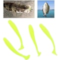 Miniatyrbilde 2 av 5: 50 stk Myke Lokke Agner, 4,5 cm Plast Lokker T-hale Grub Orm Lokker