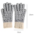 Miniatyrbild 2 av 5: Vinter Touchscreen Stretch Thermal Magic Handskar Varm Ull Stickad Tjock Fleece Style1