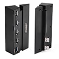 Miniatyrbillede 1 af 5: Højhastigheds 5-Port USB Hub 2.0 & 3.0 Udvidelseshub Controller Adapter til PS4 Spillekonsol
