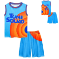 Miniatyrbild 2 av 3: Barns Space Jam 2 Ball Kostym James Tune Squad Style4 140cm