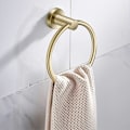 Miniatyrbillede 3 af 5: Elegant Håndklædering i Rustfrit Stål, Vægmonteret Badeværelsestilbehør, Fleksibel Svingring, Pladsbesparende Design, Robust, Nem Installation, Sund