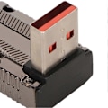 Pikkukuva 4 / 4: USB Uros C Naaras -adapteri 10 Gbps 120 W Pikalataus Suorakulmainen USB 3.1 - Type C -adapteri Lataukseen ja Tiedonsiirtoon