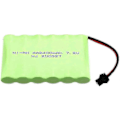 Miniatyrbillede 4 af 5: Genopladelig batteri 7.2v 2400mah Ni-mh Aa med Sm-2p 2-polet stik og USB-opladerkabel til RC-lastbiler WG