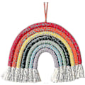 Miniatyrbild 2 av 4: Regnbåge Väv Tapestry, Handvävd Regnbågsdekor, Regnbåge Spets Väggbonad, Regnbåge Väv Tapestry För Flickrum Och Rumsdekor