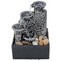 Miniatyrbillede 1 af 5: Indendørs Vandfaldsfontæne, Meditations Vandfontæne Lille Vandfaldsfontæne Borddekorationer Indendørs Bordfontæne Med LED-lys Og Sten