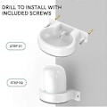 Miniatyrbild 2 av 5: Kompatibel med Nest WiFi Pro Väggmonteringsfäste Intelligent Högtalare Väggförvaringsfäste Bas, 1 st