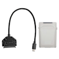 Pikkukuva 2 / 3: TypeC SATA -sovitin 2,5 tuuman USB 3.0 10G SSD HDD -kiintolevyn kaapelin suojakotelo (harmaa)