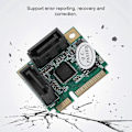 Pikkukuva 1 / 3: Mini 2 portin PCI-e PCI - SATA 3.0 6Gbps muunnin kiintolevyn laajennuskortti Windowsille