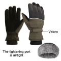 Miniatyrbild 3 av 5: Vinter Herr utomhussport Ridning Batteri Bil Motorcykel Handskar S-xl Brown L