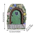 Miniatyrbillede 2 af 5: Fe Have Dør Udendørs Fe Have Port Harpiks Miniaturer