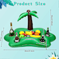 Miniatyrbild 2 av 5: Uppblåsbar Kokospalm Dryckeshållare Grön Bärbar Flytande Dryck Sallad Frukt Serveringsbar Pool Flyta Festtillbehör Sommar Strand Fritid Kopp Bo