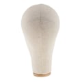 Miniatyrbild 2 av 5: 2 st Väggmonterad Mannekänghuvud Peruk Tillverkning Hatt Display Manikin m/ Stöd Beige