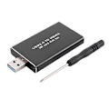 Miniatyrbillede 1 af 5: MSATA til USB USB 3.0 til MSATA SSD Kabinet USB3.0 til MSATA Case Harddisk Adapter M2 SSD Ekstern