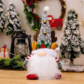 Miniatyrbillede 3 af 5: Julelampe Hjort med Lampe Rudolf Dukke Glødende Ansigtsløs Dukke Soveværelse Festival Gaver Julemandsindretning
