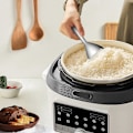 Miniatyrbillede 5 af 5: 1 stk. fortykket non-stick risske i rustfrit stål, risske i rustfrit stål, holdbar, non-stick mad risske, let at rengøre, velegnet til