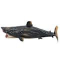 Miniatyrbillede 2 af 5: Haj Model Simulation Marine Ocean Sea Life Legetøj Dyr Sjælden Model Figur Hul Megalodon