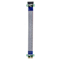 Pikkukuva 2 / 3: PCIE-jatkokaapeli 1X Riser-kortin jatkojohto DoubleSpeed uros-naaras -sovitin Ribbon EP051