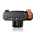 Miniatyrbillede 1 af 5: Adapterbase til DJI Action5 Pro/4/3 Dobbelt Interface Plade Magnetisk Hurtigudløserbase