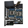 Miniatyrbillede 3 af 5: Åbent Computer Kabinet Dual-Way Server E-ATX/ATX Bundkort (ATX)