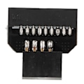 Pikkukuva 1 / 3: USB-emolevyn jakaja Emolevyn USB2.0 9-nastainen - USB3.0 19-nastainen etupaneelin urosliittimen muunninadapteri